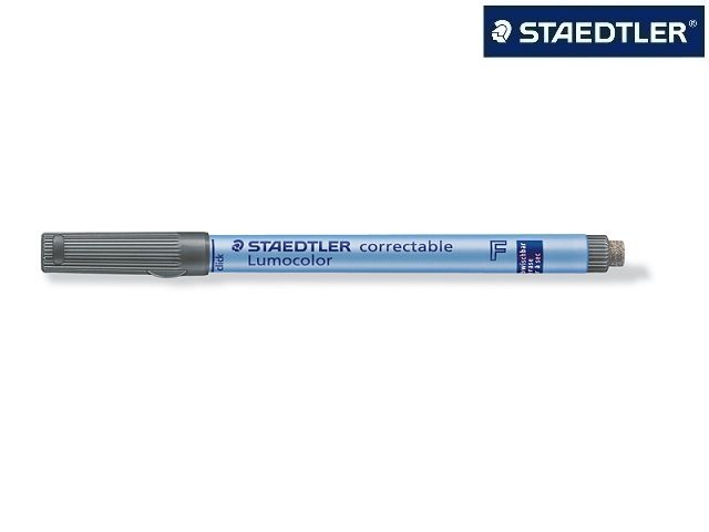 Folienstift Lumocolor correctable mit Schwämmchen