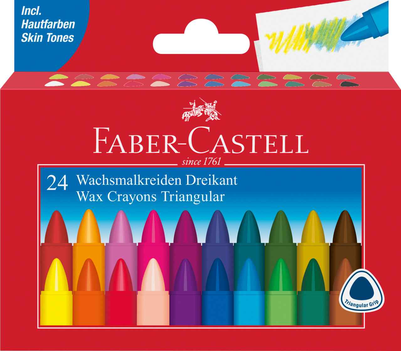 Faber-Castell Wachsmalkreide 24er