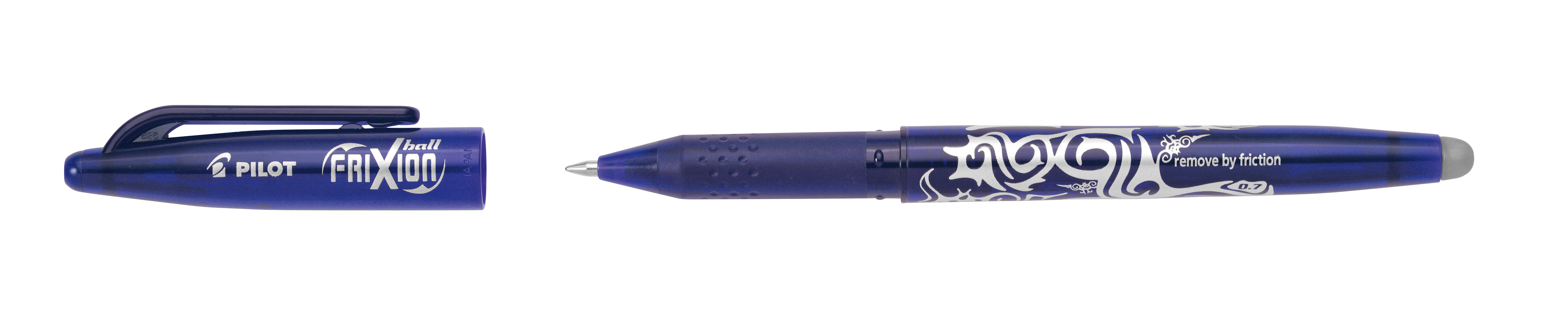 Pilot Frixion Tintenroller, radierbar, 0,7-mm-Spitze, Blau