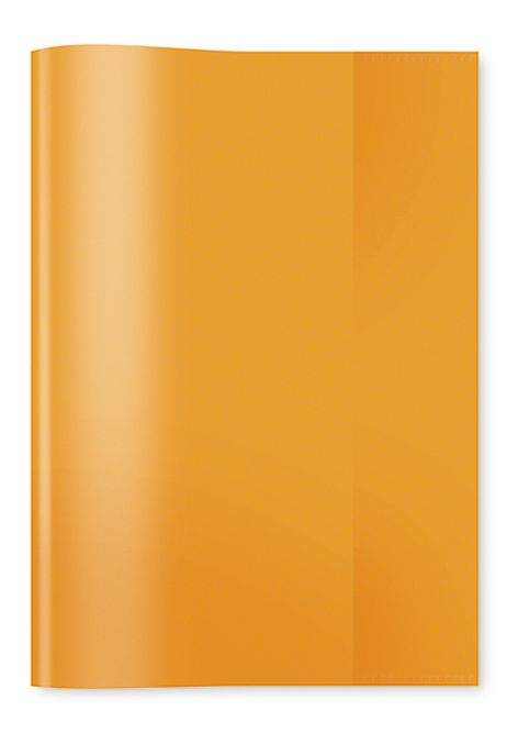 Heftschoner A5 transparent, orange